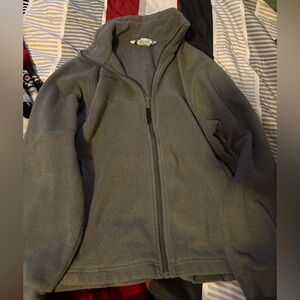 Columbia Gray Full‑Zip Fleece Hoodie